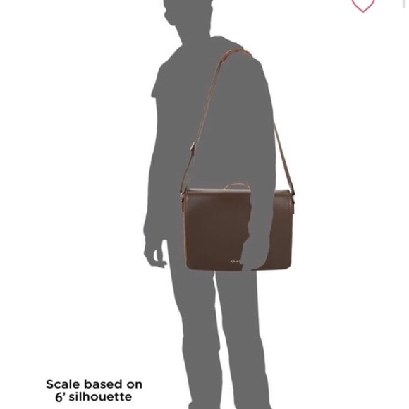 Robert Graham WALDEN LEATHER MESSENGER BAG - Picture 3 of 3